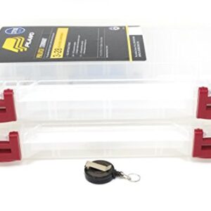 Plano Molding/HG Crafting Large Stowaway Tackle or Craft Organizer in a 2-Pack Storage Box with a Retractable Tool Holder