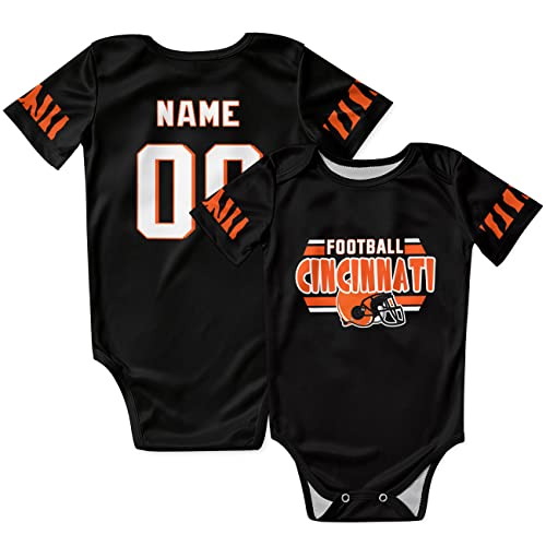 Jarmyice Baby Clothes Custom Name Number Personalized Stuff Customized Design Kids Infant Toddler Apparel Sports Fan Gifts