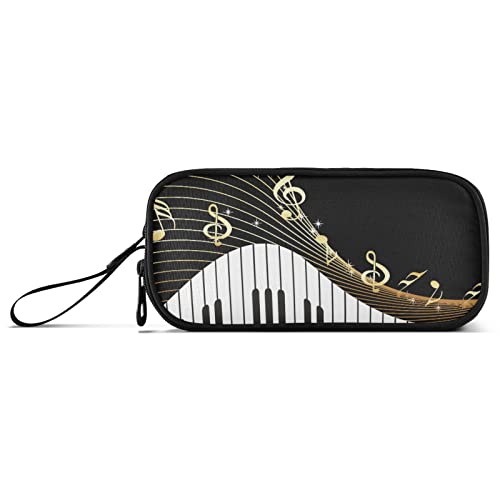Emelivor Musical Instrument Pencil Case Big Capacity Pencil Pouch Pencil Bags with Zipper Pencil Box for Girls Boys Women Adults Kids Students Office School Supplies Pen Case Organizer