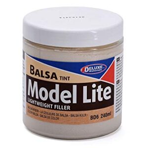 null Model Lite Balsa Filler, Balsa Brown: 240cc DLMBD6