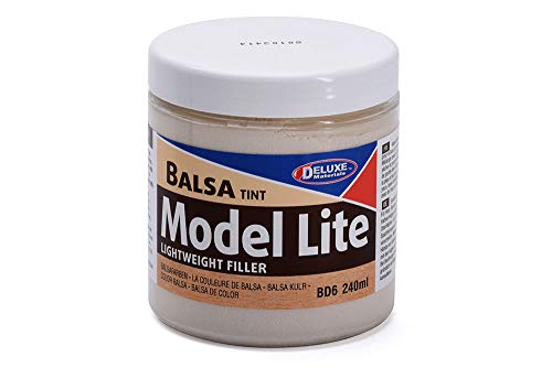 null Model Lite Balsa Filler, Balsa Brown: 240cc DLMBD6