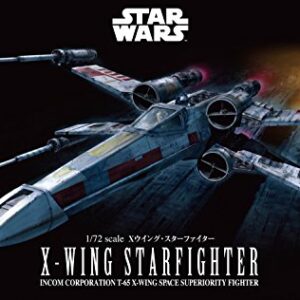 Bandai Hobby Star Wars 1/72 X-Wing Star Fighter Building Kit, Multi, 8" (BAN191406)