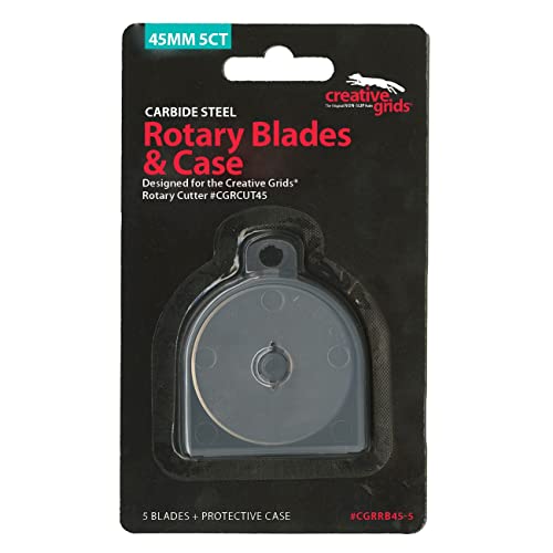 CreativeGrids 45mm Replacement Rotary Blade 5-Pack