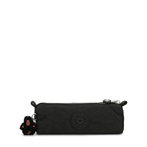 Kipling Women's Freedom Pencil Pouch, Small, Zipped, Water-Resistant, Pen Case, True Black, 8.75''L x 2.5''H x 2.5''D