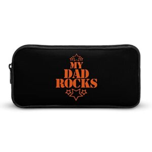 my dad rocks pencil case pencil pouch coin pouch cosmetic bag office stationery organizer