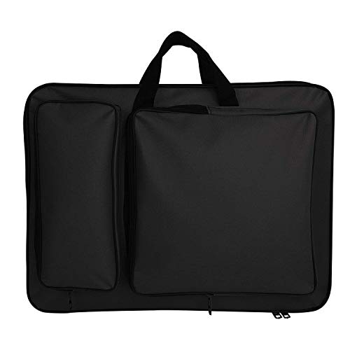 TINAYAUE A3 Art Portfolio Carry Bag Water-Resistant Art Work Portfolio Tote Drawing Board Bag Portable Student Painting Sketch Pad Storage Bag Art Portfolio Backpack for Packing Palette Paints