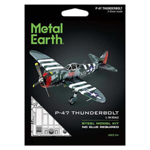 Metal Earth P-47 Thunderbolt 3D Metal Model Kit Fascinations