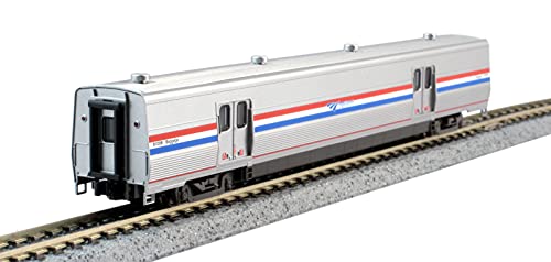 Kato USA Model Train Products N Amtrak Viewliner II Baggage Phase III Heritage #61015 156-0958