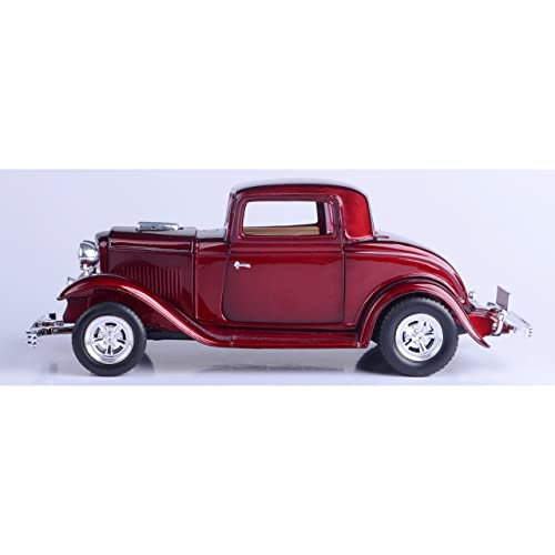 MotorMax American Classics 1932 Ford Coupe 1/24 Scale Diecast Model Car Red