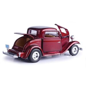 MotorMax American Classics 1932 Ford Coupe 1/24 Scale Diecast Model Car Red