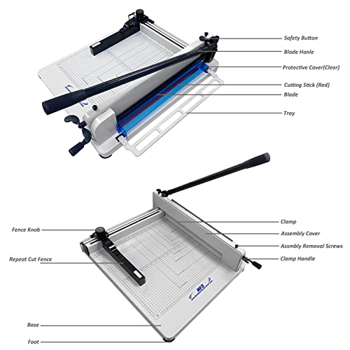 HFS 17" Blade A3 Heavy Duty Guillotine Paper Cutter (A3-17'' Paper Cutter)