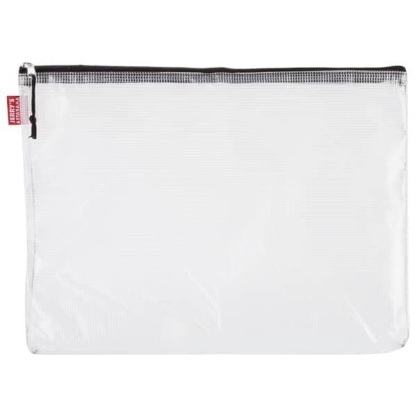 Creative Mark Plastic Mesh Zipper Bag Medium-Large 10x14"