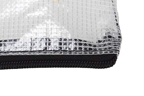 Creative Mark Plastic Mesh Zipper Bag Medium-Large 10x14"