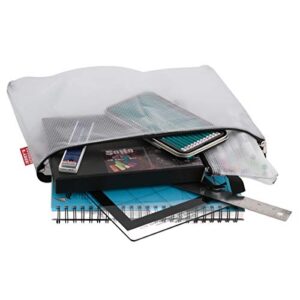 Creative Mark Plastic Mesh Zipper Bag Medium-Large 10x14"