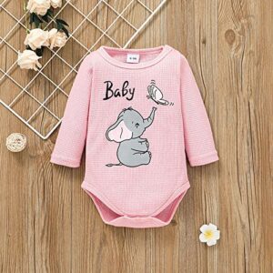 Newborn Baby Girl Spring Clothes Ruffle Dress Ruffle Cloth +Polka Dot Overall Dress Bow Set for Birthday