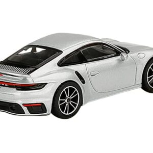 Truescale Miniatures 911 Turbo S GT Silver Metallic Edition to 4200 Pieces Worldwide 1/64 Diecast Model Car by True Scale MGT00354