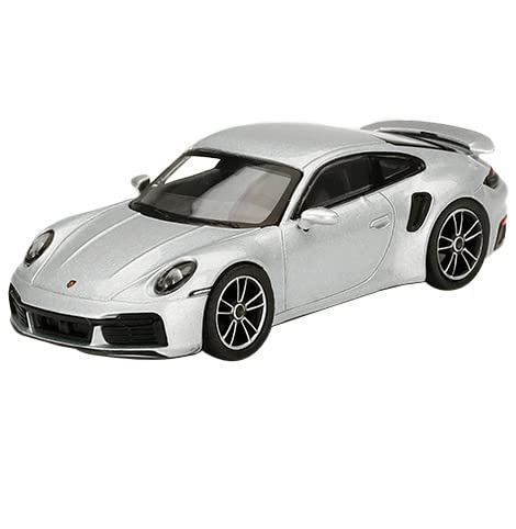 Truescale Miniatures 911 Turbo S GT Silver Metallic Edition to 4200 Pieces Worldwide 1/64 Diecast Model Car by True Scale MGT00354