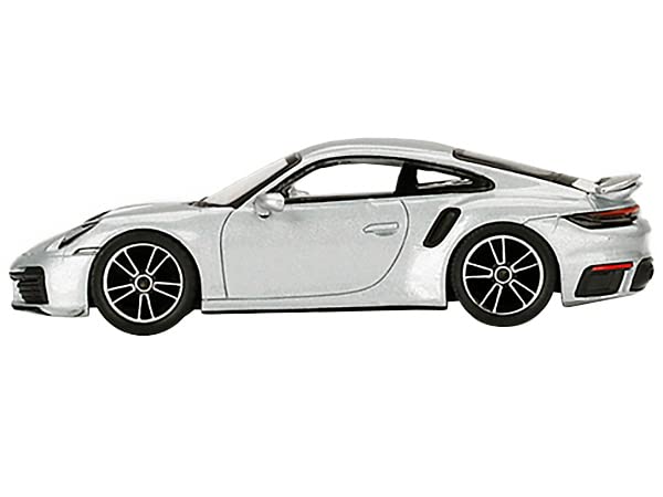 Truescale Miniatures 911 Turbo S GT Silver Metallic Edition to 4200 Pieces Worldwide 1/64 Diecast Model Car by True Scale MGT00354