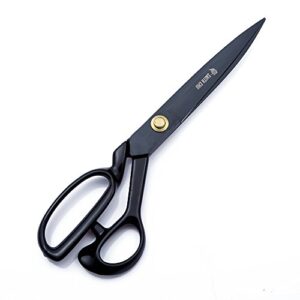 smith chu sewing scissors-heavy duty tailor scissors shears for fabric,leather,raw materials,dressingmaking,altering-professional upholstery shears for dressmakers students office crafting (12 inch)