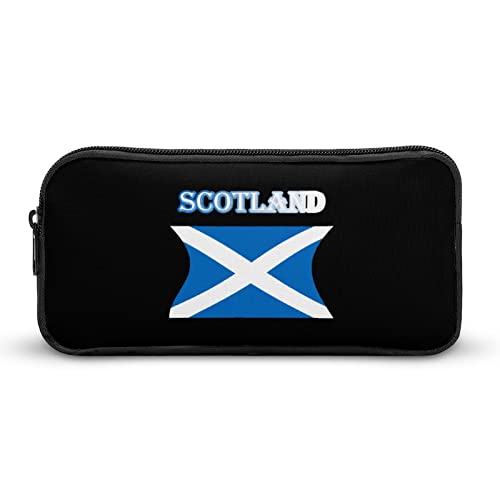 Scotland Flag Pencil Case Pencil Pouch Coin Pouch Cosmetic Bag Office Stationery Organizer