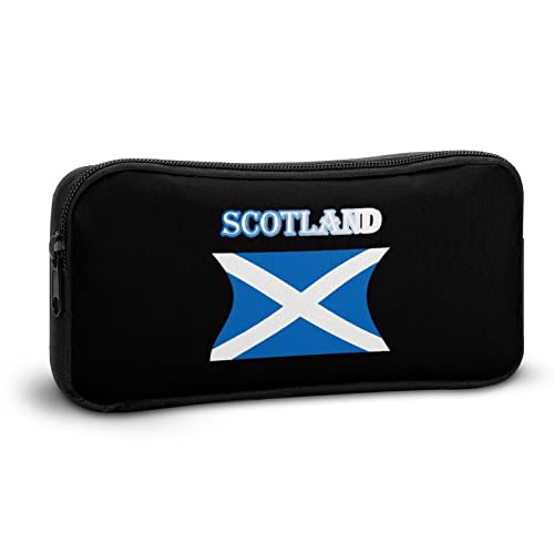 Scotland Flag Pencil Case Pencil Pouch Coin Pouch Cosmetic Bag Office Stationery Organizer