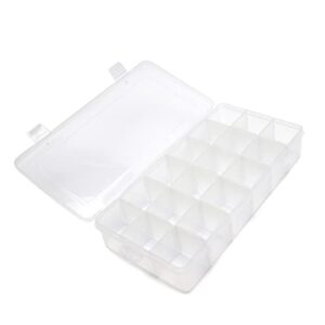 yinpecly component storage box 230x120x40mm adjustable divider grids removable compartment pp organizer for jewelry beads earring container tool fishing hook small accessories 1pcs