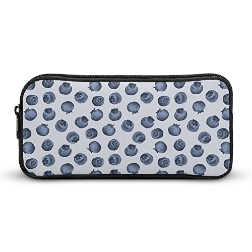 Blueberry Pencil Case Pencil Pouch Coin Pouch Cosmetic Bag Office Stationery Organizer