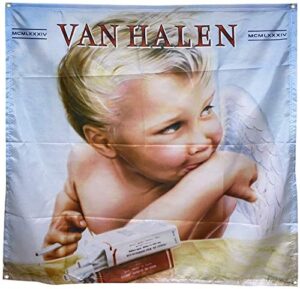 dutern of van halen 1984 banner huge 4x4 ft fabric poster tapestry flag