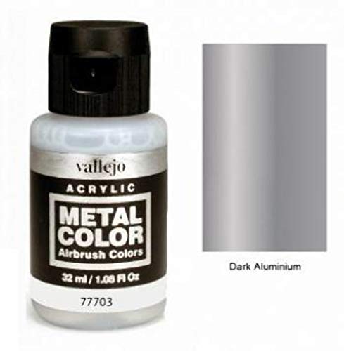 Vallejo Acrylics Metak Dark Aluminium 32ml Model Kit