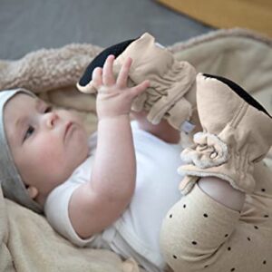 7AM Enfant Baby Booties Airy - Unisex Vegan Water Repellent with Plush Lining (Brush, us_footwear_size_system, infant, age_range, narrow, 6_months, 12_months)