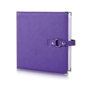 binder by kit xchange storage system purple bead jewelry crafts scrapbook hook loop