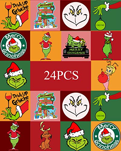 Christmas Decorations, 24Pcs Paper Christmas Tree Ornaments, Ornaments for Christmas Trees