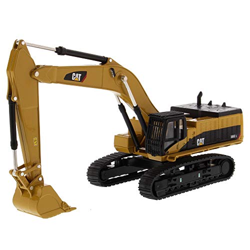 1:64 Caterpillar 385C L Hydraulic Excavator - Construction Metal Series by Diecast Masters - 85694 - Play & Collect - Functioning Boom, Arm, and Bucket - Made of Diecast Metal with Some Plastic Parts