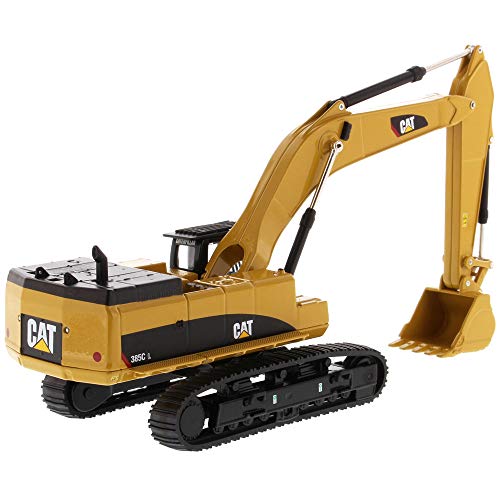 1:64 Caterpillar 385C L Hydraulic Excavator - Construction Metal Series by Diecast Masters - 85694 - Play & Collect - Functioning Boom, Arm, and Bucket - Made of Diecast Metal with Some Plastic Parts