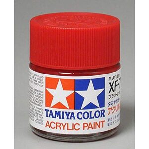 tamiya 81307 acrylic xf7 flat red 3/4 oz