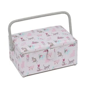 hobby gift exclusive cantilever sewing box, cats