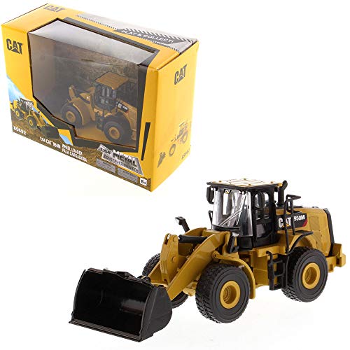 1:64 Scale Caterpillar 950M Wheel Loader - Construction Metal Series by Diecast Masters - 85692 - Play & Collect - with Functioning Arm and Bucket - Made of Diecast Metal with Some Plastic Parts