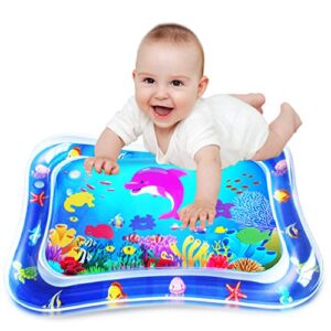 zmlm baby tummy-time water mat – infant water play mat water playmat sensory pad baby stuff for 3 6 9 12 months newborn toddler boys girls best gift fun indoor activity item game
