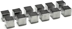 pinewood pro derby car weights tungsten cubes 2oz total weight, twelve cubed weights for highest speed to make fastest pinewood derby car