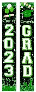 congrats graduation banner party supplies,graduation party decorations 2023,class of 2023 graduation hanging flag porch sign for any schools or grades,graduation banners party backdrop door sign