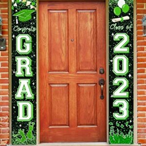 Congrats Graduation Banner Party Supplies,Graduation Party Decorations 2023,Class of 2023 Graduation Hanging Flag Porch Sign for Any Schools or Grades,Graduation Banners Party Backdrop Door Sign