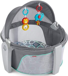 fisher-price on-the-go baby dome bubbles, travel portable play space and napping spot with canopy [amazon exclusive]