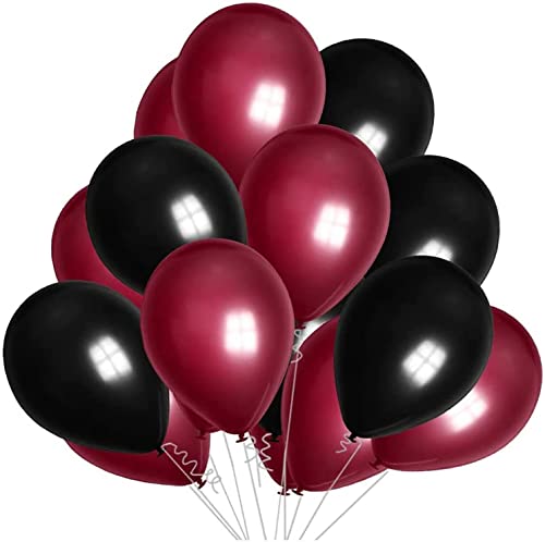 Graduation Decorations 2023 Maroon Grad Burgundy Silver Black Maroon Grad Burgundy Silver Black Balloon Congrats Banner 2023 Burgundy Graduation Party Supplies