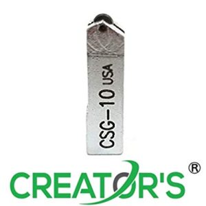 Creator's Replacement Cutting Head Blade Wheel CSG-10 USA for Creator's Products. Bottle Cutter, Strip Pro, Cutter's Mate, CM Mini, CM Plus, Flying Beetle, Circle Pro 12/24. May Be Substituted For Toyo TC-10