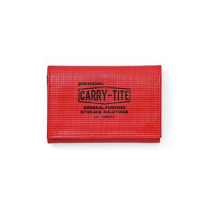 penco carry tite case – general purpose folding pvc organizer wallet/by hightide japan (red)