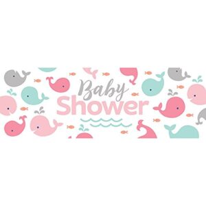 creative converting lil’ spout pink baby shower party banner