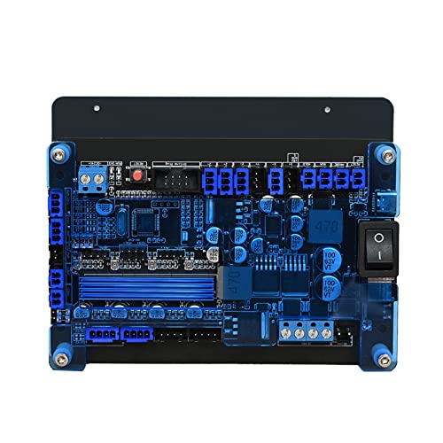 Monport K40 Laser Engraver Motherboard Upgrade Controller Compatible with lightburn for 40w Laser Engraver Lightburn Compatible，Acrylic Protection and Quiet Drive for CNC CO2 Laser Engraver Machines