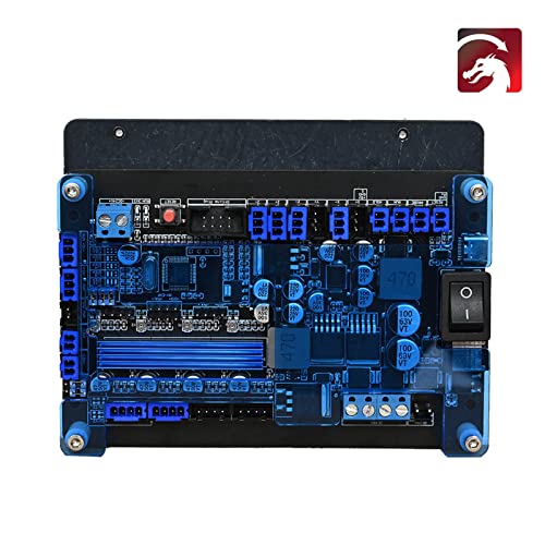 Monport K40 Laser Engraver Motherboard Upgrade Controller Compatible with lightburn for 40w Laser Engraver Lightburn Compatible，Acrylic Protection and Quiet Drive for CNC CO2 Laser Engraver Machines