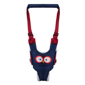 baby walker, adjustable baby walking harness safety harnesses, pulling and lifting dual use 7-24 month breathable stand up & walking learning helper for infant child activity walker (blue…