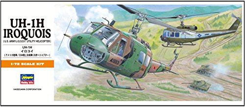 Hasegawa 00141 1/72 UH-1H Iroquois Huey Helicopter Plastic Model Kit A11